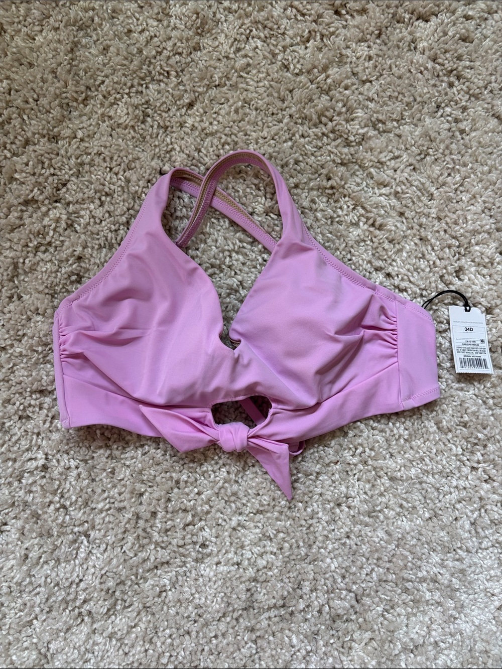 Target Lilac Tie-Front Swim Top